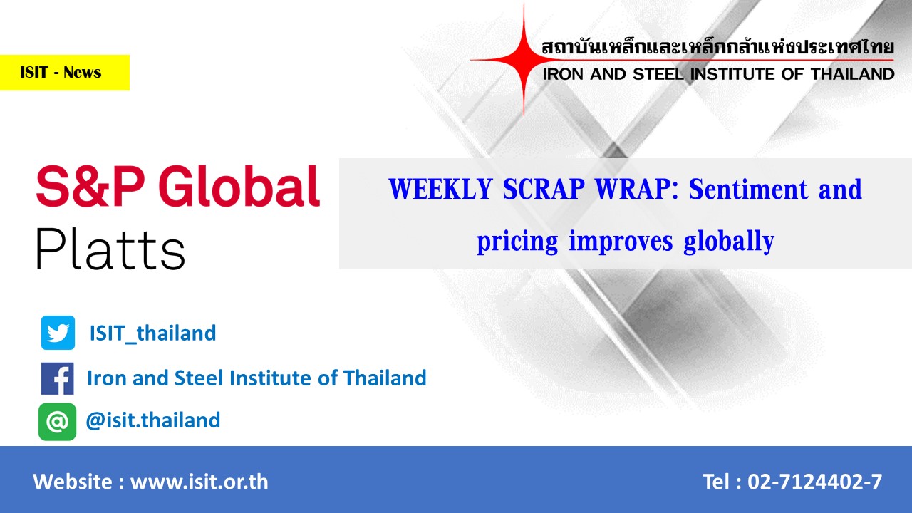 WEEKLY SCRAP WRAP: Sentiment and pricing improves globally