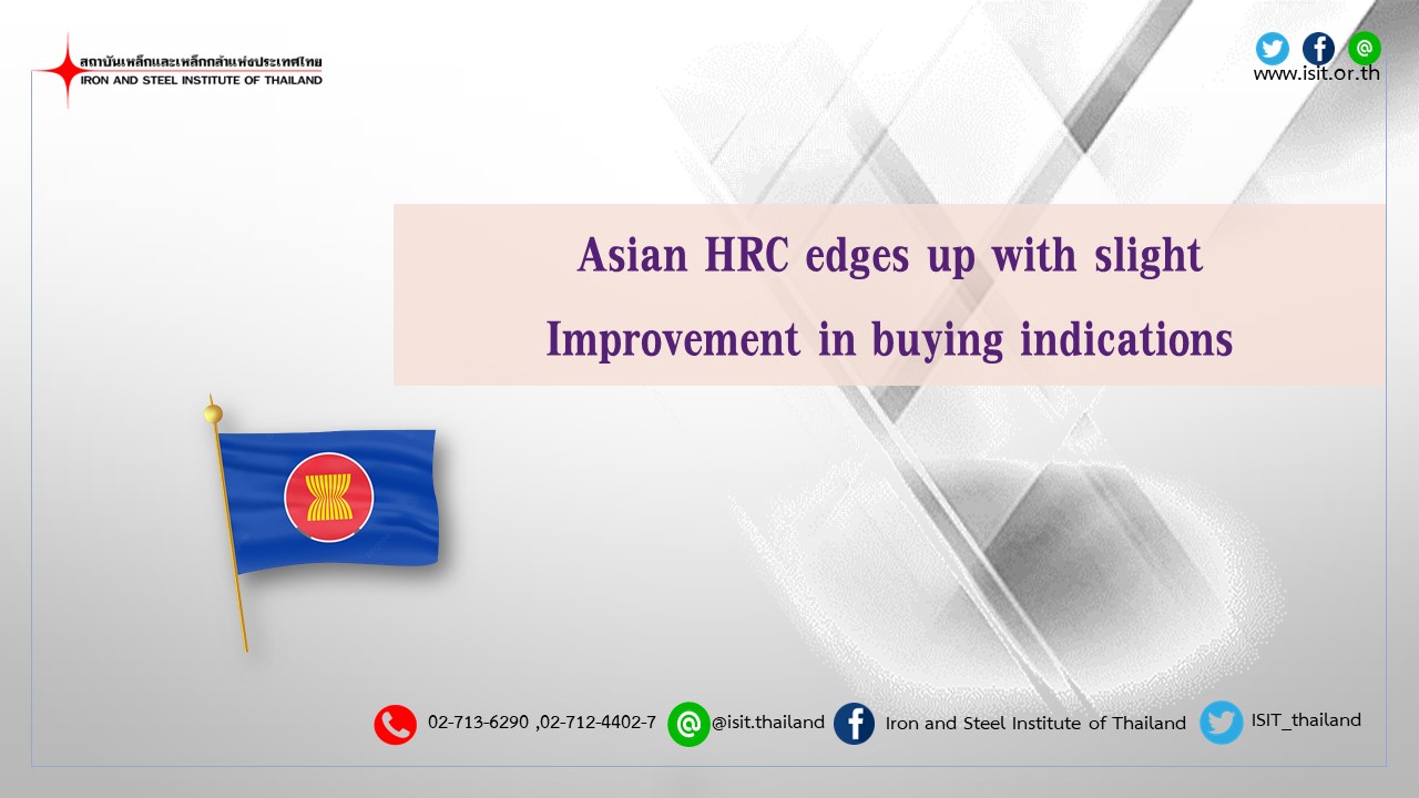 Asian HRC edges up with slight improvement in buying indications