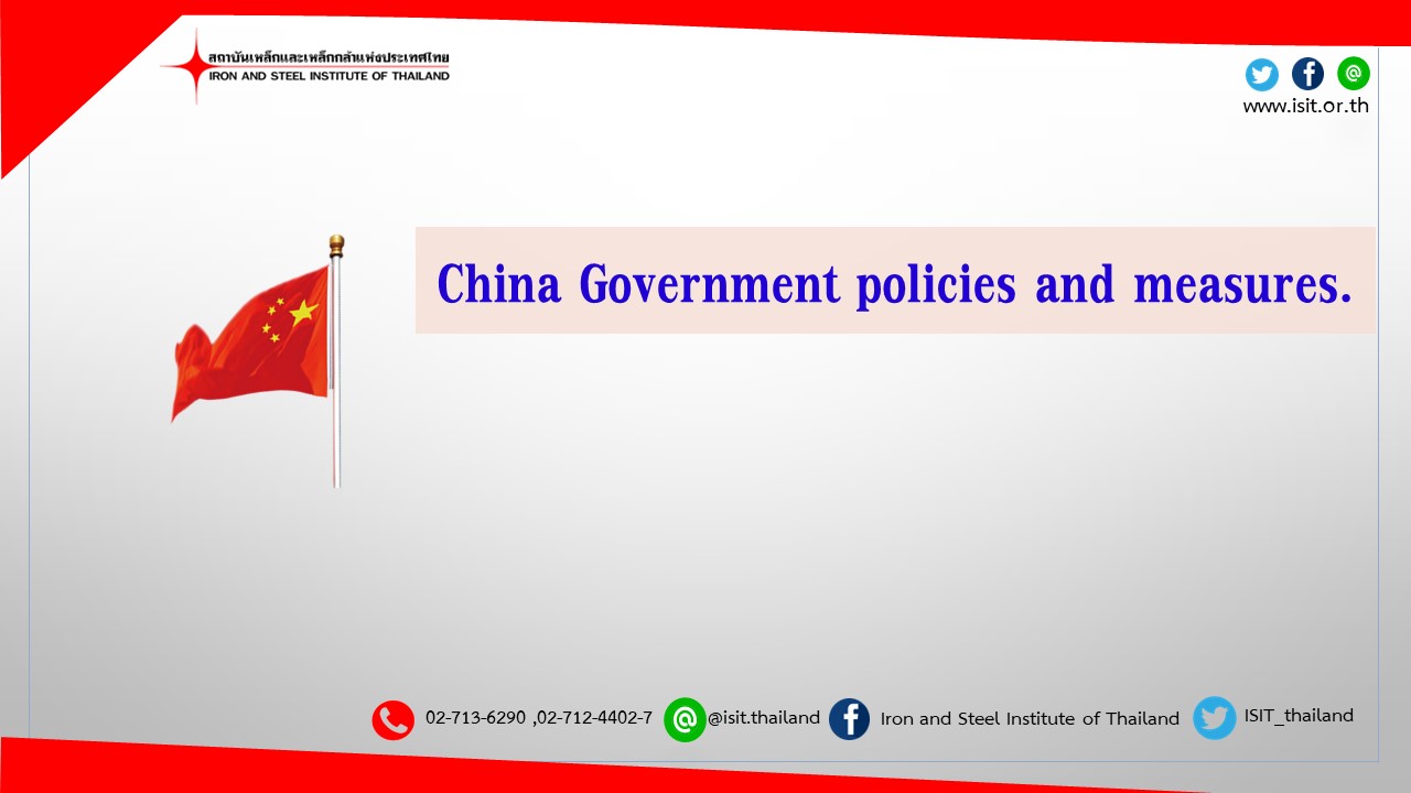 China Government policies and measures.