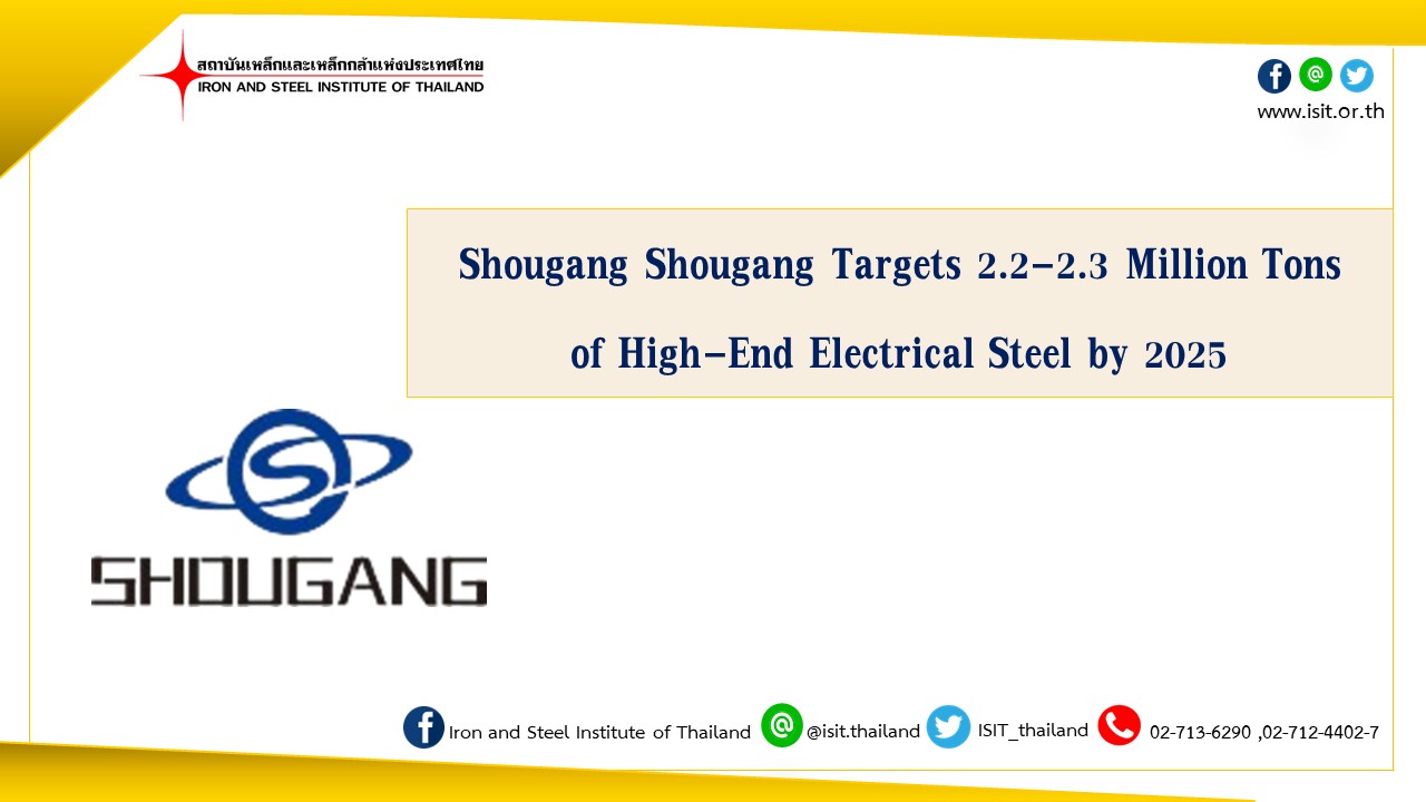 Shougang Targets 2.2-2.3 Million Tons of High-End Electrical Steel by 2025