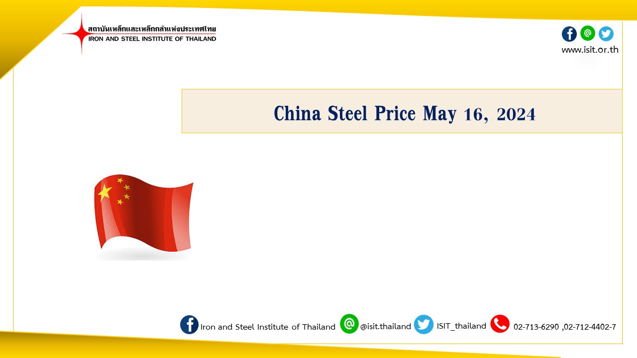 China Steel Price May 15, 2024